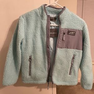 Girls Eddie Bauer Sherpa Fleece Jacket size Small- new with tags